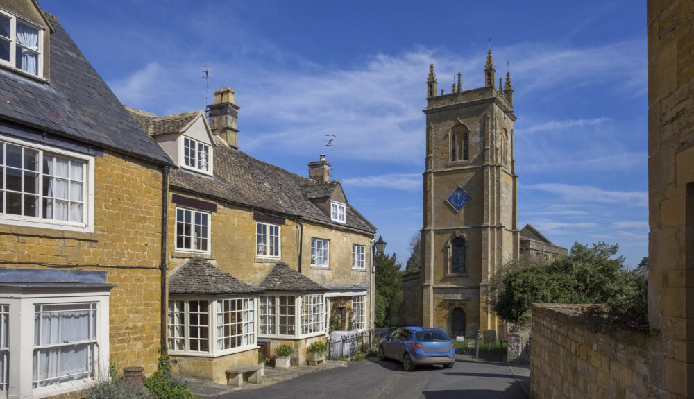 Blockley village church, Gloucestershire, England